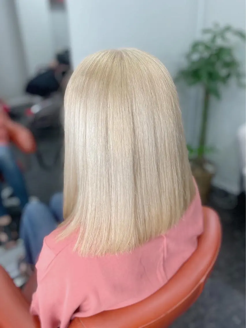 ミディアム カラー メンズ 🧡可愛い色落ち🧡 ハイトーン特化🧡のヘアスタイル