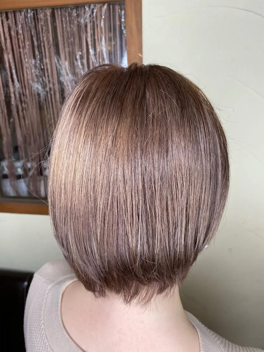 ショート カラー パーマ ヘアアレンジ メンズ キッズ ネイル マツエク・マツパ ベージュカラー 透明感カラー 🌈髪質改善・美髪矯 正・平野瀬乃🌈のヘアスタイル
