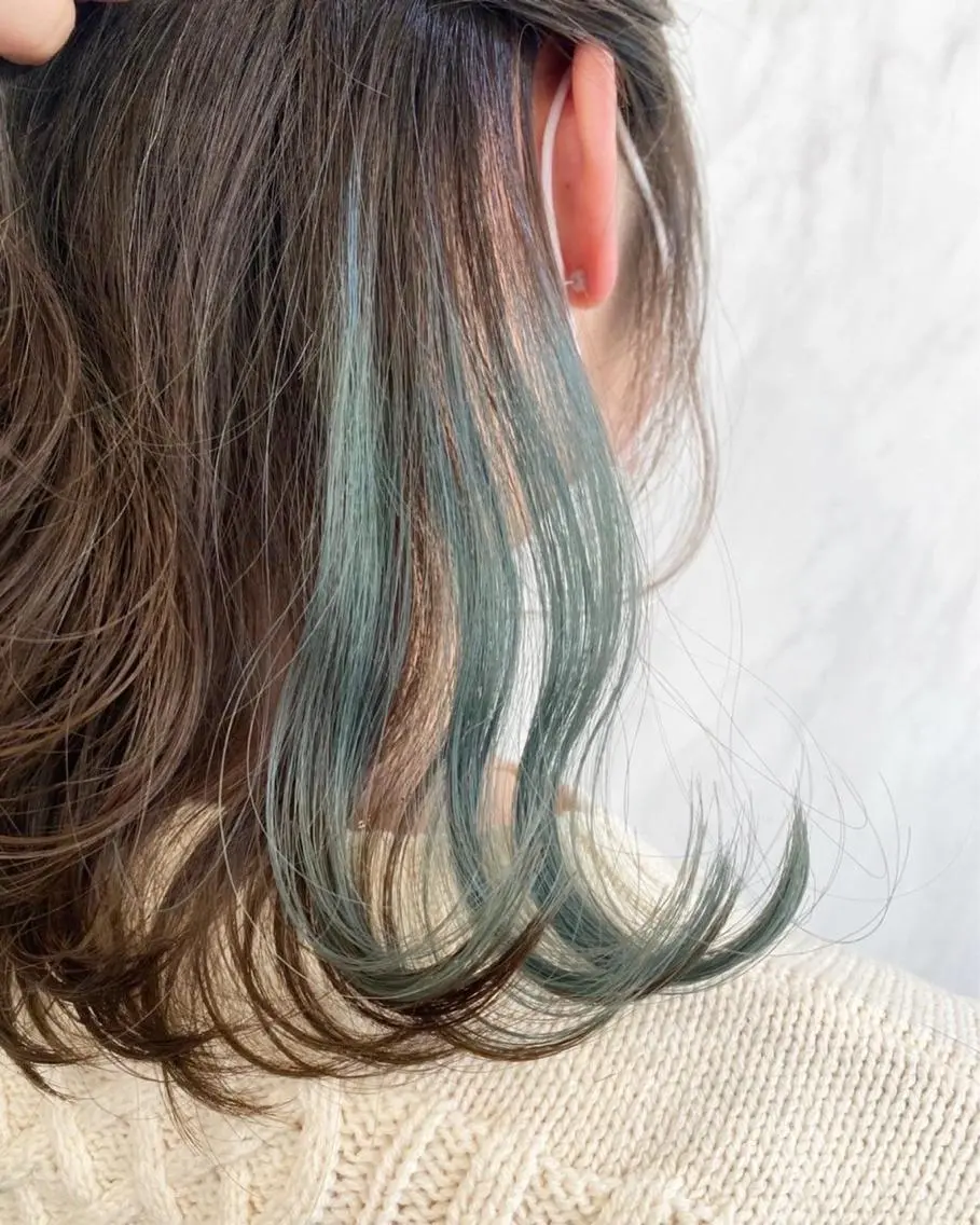 ミディアム カラー ブリーチ 髪質改善 縮毛矯正 トリートメント カット ヘアカラー 縮毛矯正 roygbiv ✨髪質改善✨美髪✨のヘアスタイル