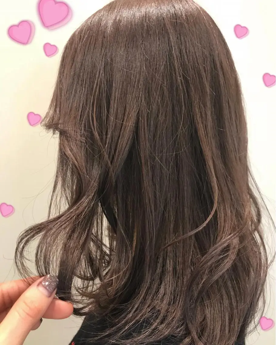 セミロング カラー 新宿駅近♡個室 ♡関口三都季🌜のヘアスタイル