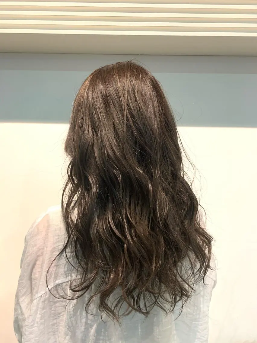 ロング レイヤーカット カット ヘアカラー トリートメント ヘッドスパ ヘアセット 大宮/山口 竣也のヘアスタイル