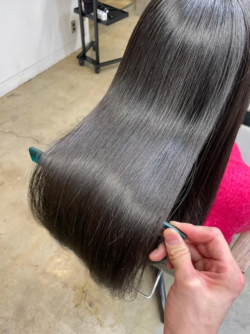 ロング カラー ヘアカラー トリートメント 🌈本物の髪質改善 森田涼平のヘアスタイル