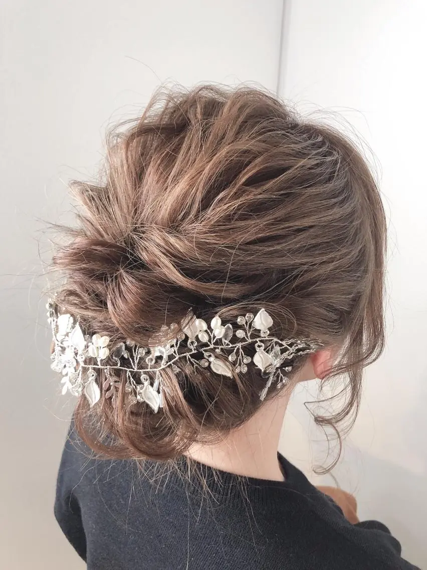 セミロング ヘアアレンジ 田中 アキオのヘアスタイル