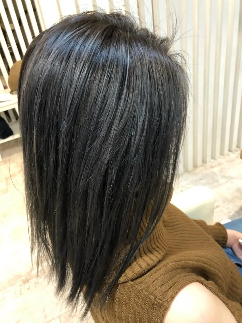 ミディアム カラー ヘアカラー Design Color🐰アユミのヘアスタイル