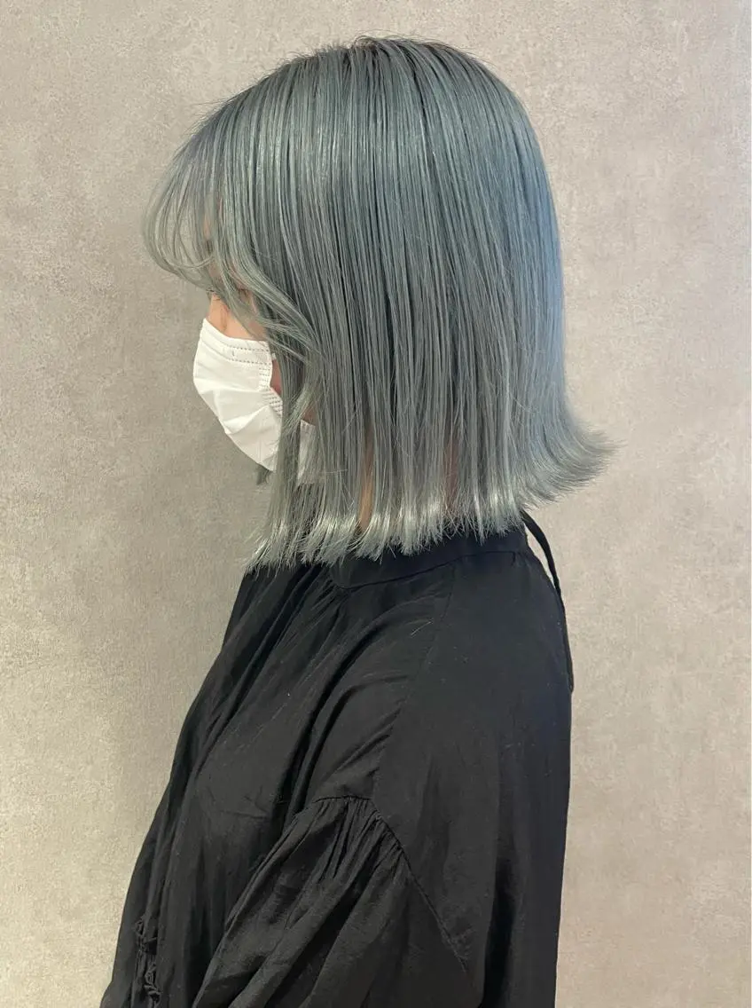 ミディアム カラー coco♡ 韓国hairのヘアスタイル