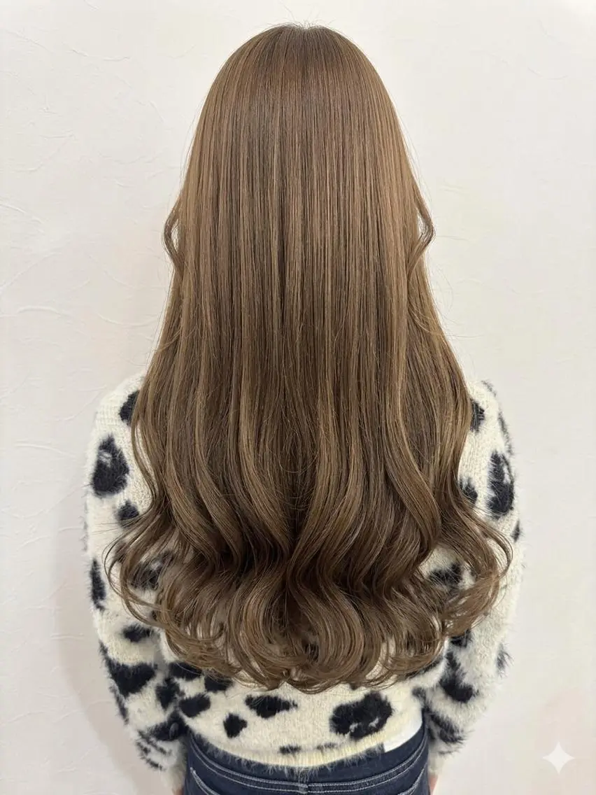 セミロング ヘアカラー Kaori Nのヘアスタイル