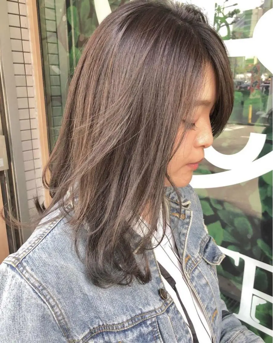 ロング カラー トリートメント 薬師寺 優のヘアスタイル