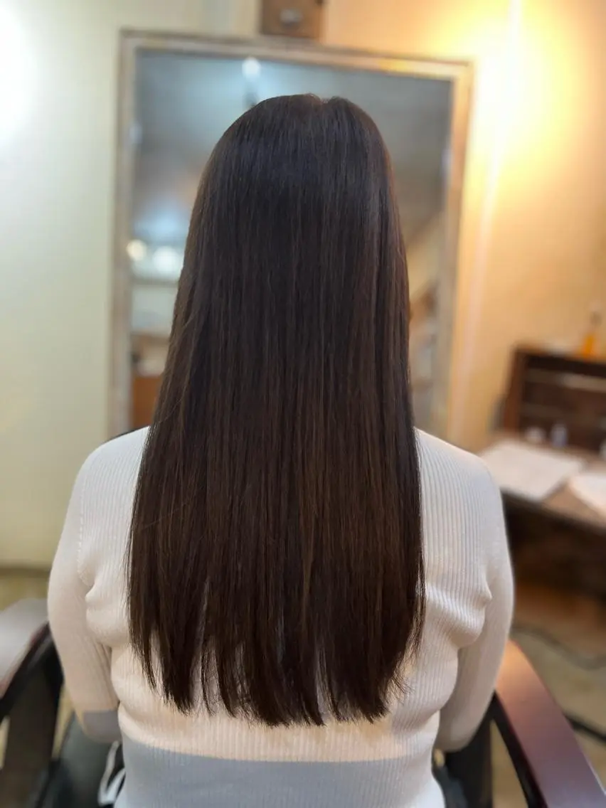 ロング トリートメント カット ヘアカラー トリートメント 松田 真のヘアスタイル