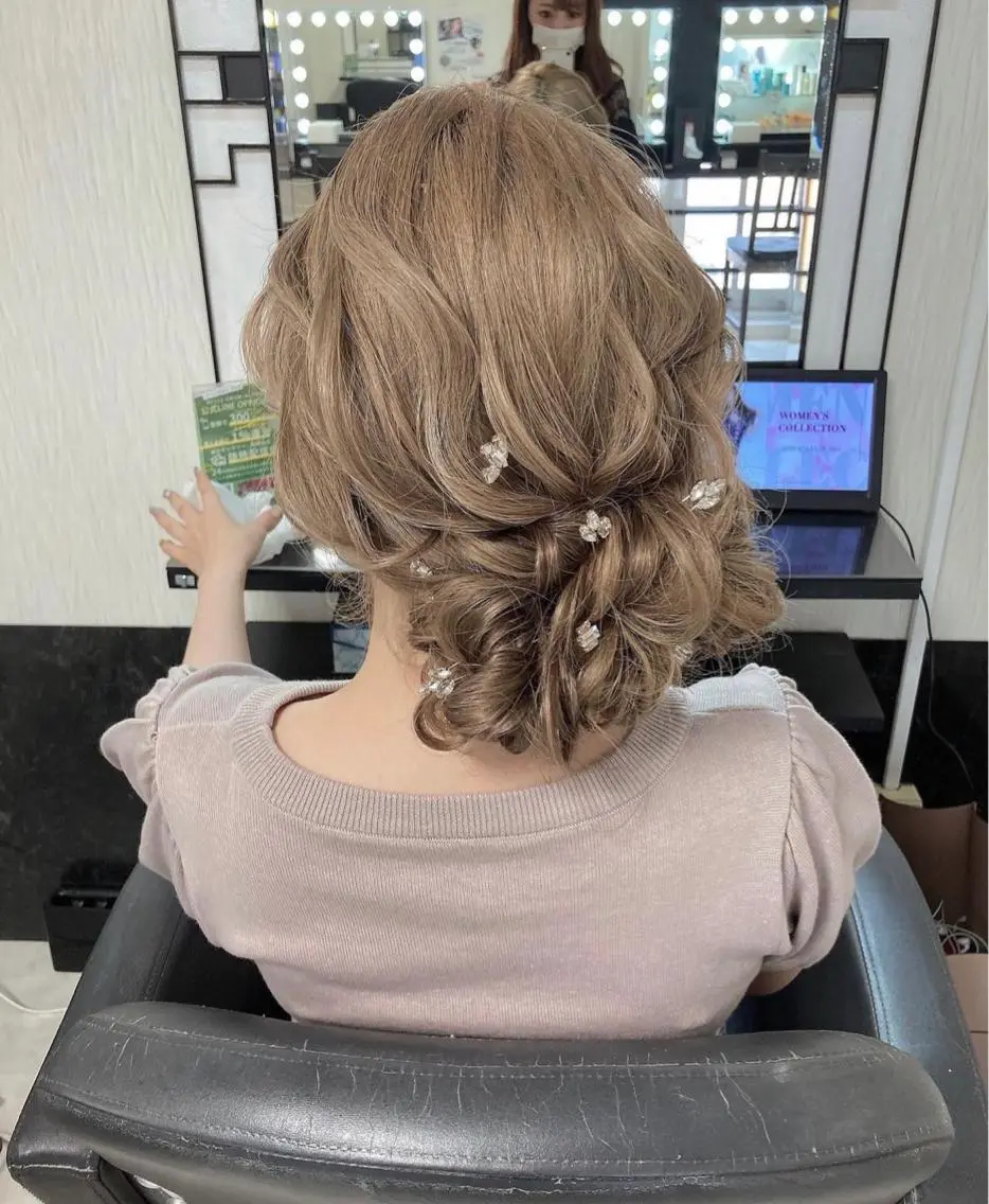 セミロング ベルグローヘアセット 🤍まりこのヘアスタイル