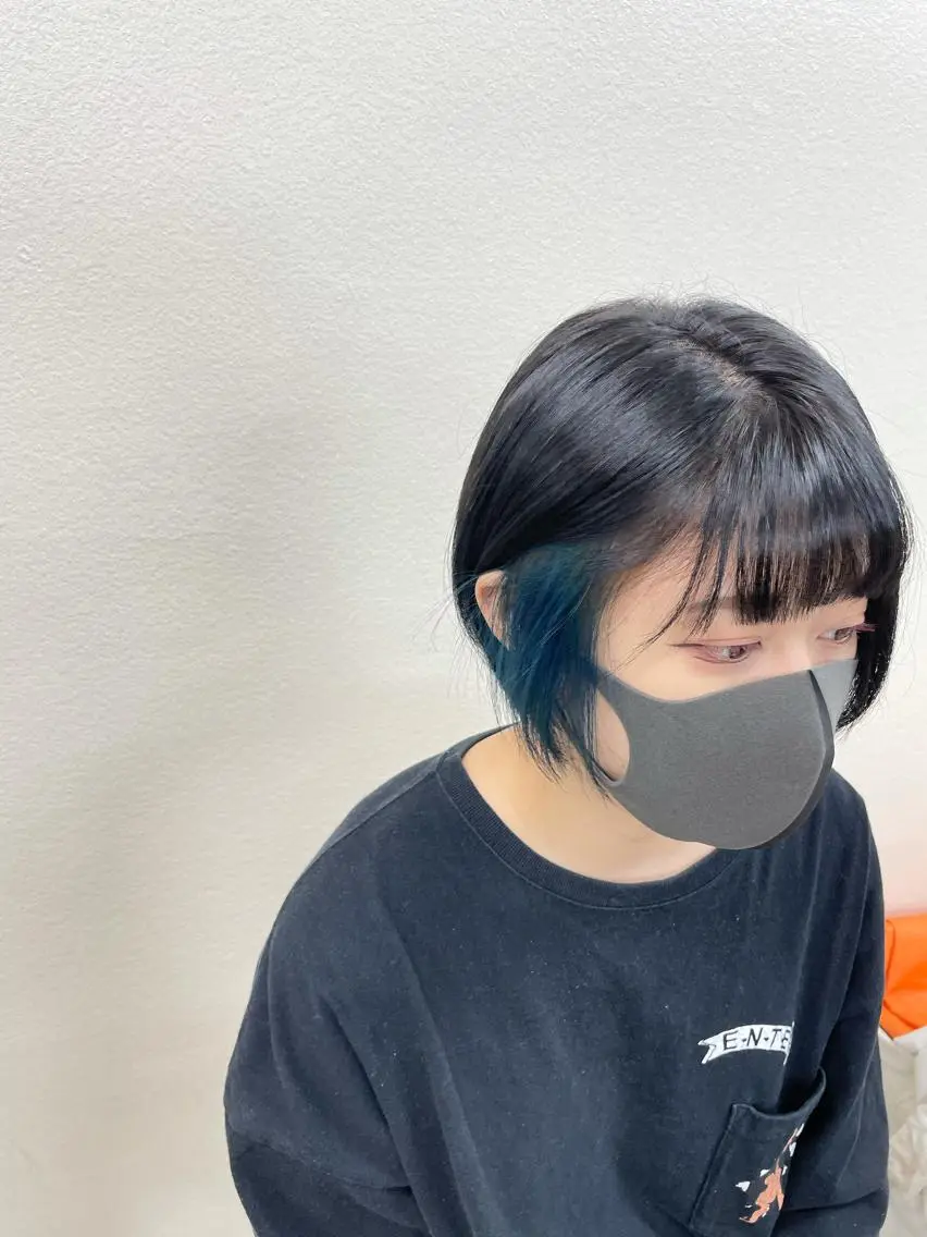 ショート カラー 乾かすだけで美髪✨ 髪質改善専門/鈴木遼のヘアスタイル