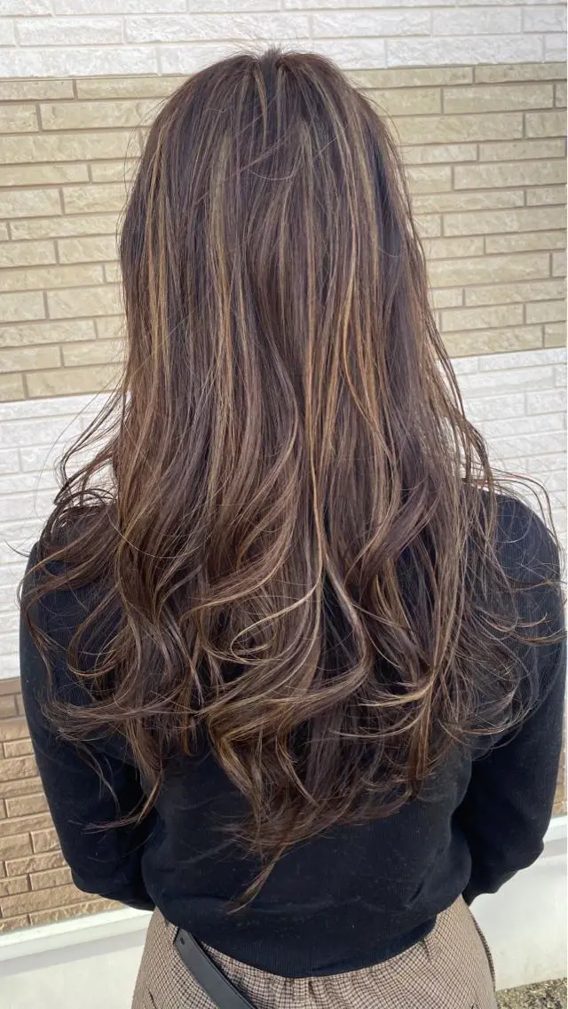 ロング カラー 工藤 千寛のヘアスタイル