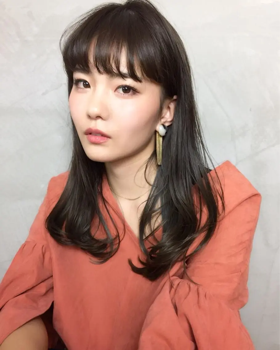 ロング カット 縮毛矯正 トリートメント Reve Resort池袋のヘアスタイル