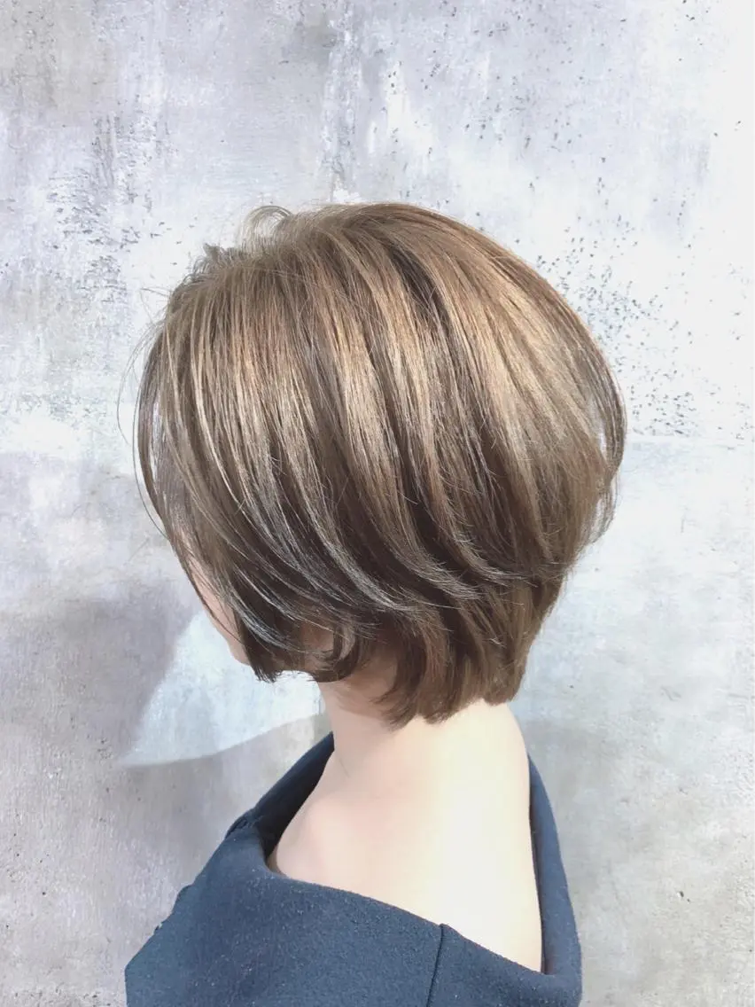 ショート ボブ ショートヘア 💎桑原勇志/ ショート/ハイトーンのヘアスタイル