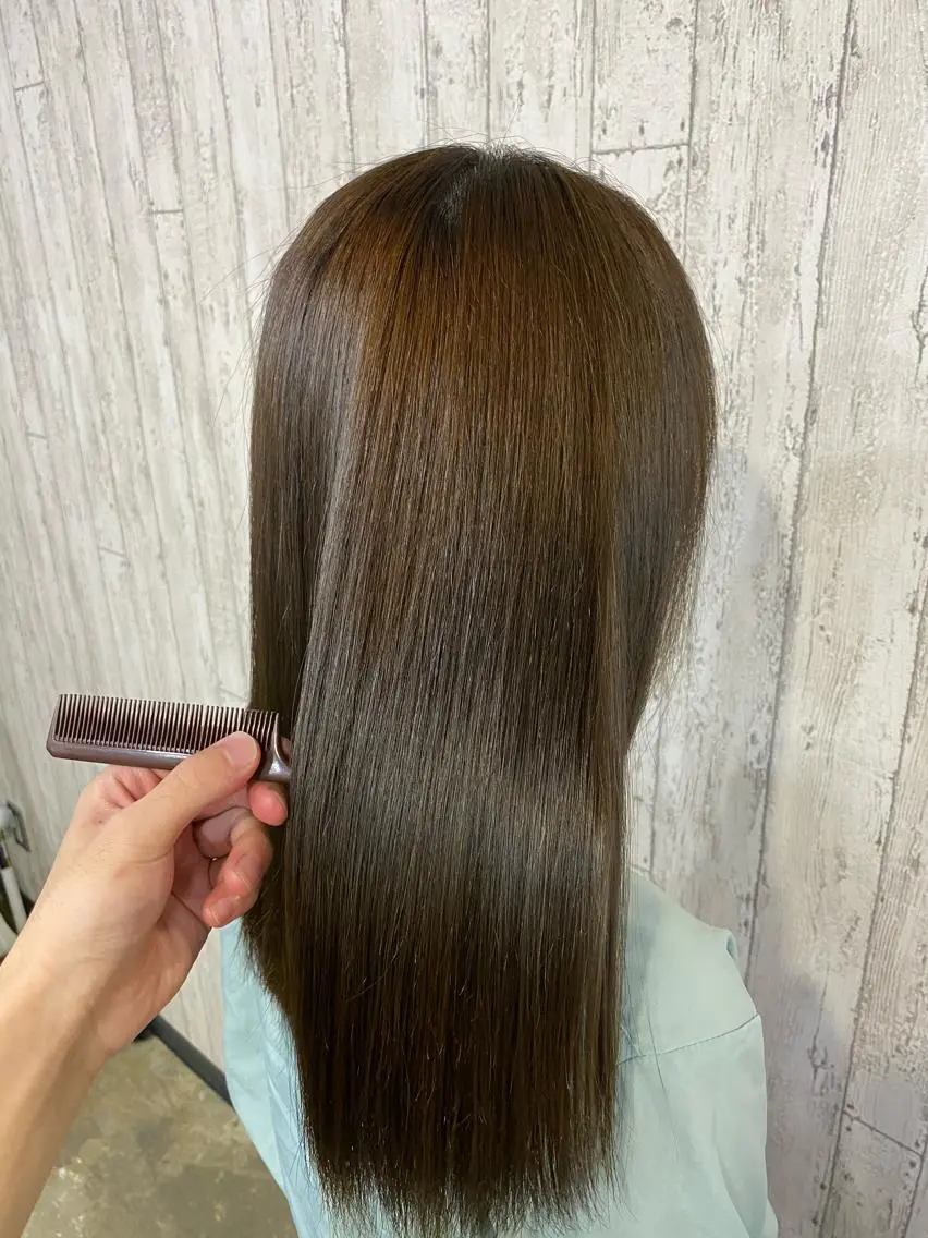 ロング パーマ 勝河 怜楊のヘアスタイル