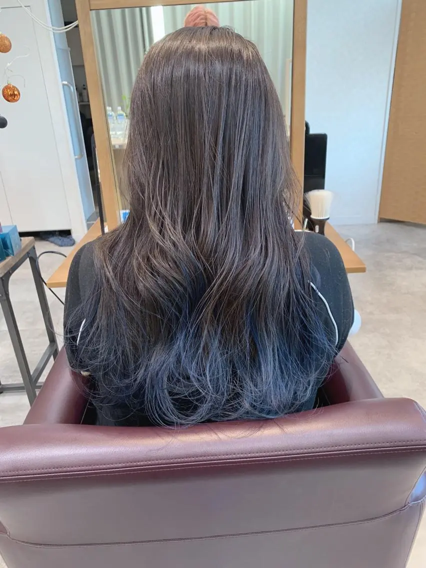 ロング カラー HAREru. モデル募集【戸塚】のヘアスタイル