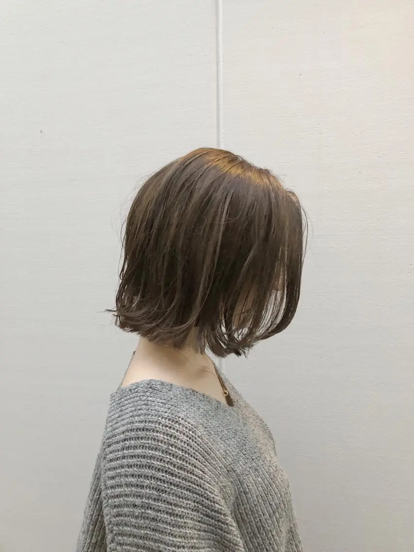 ミディアム ノグチ ユウキ/ボブのヘアスタイル