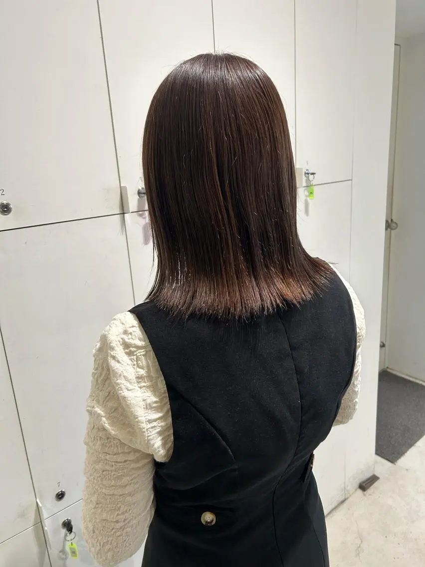 ミディアム カラー ベージュカラー ラベンダーカラー ラベンダーベージュ 透明感カラー🫧 nanohaのヘアスタイル