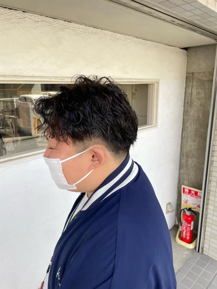 ショート ツイストパーマ 正分 真美のヘアスタイル