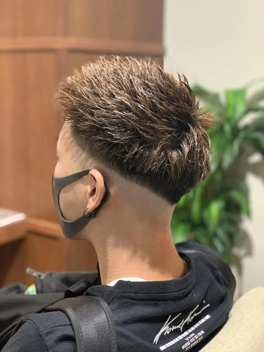 ショート メンズ ハイトーン得意😍 Lumiereのヘアスタイル