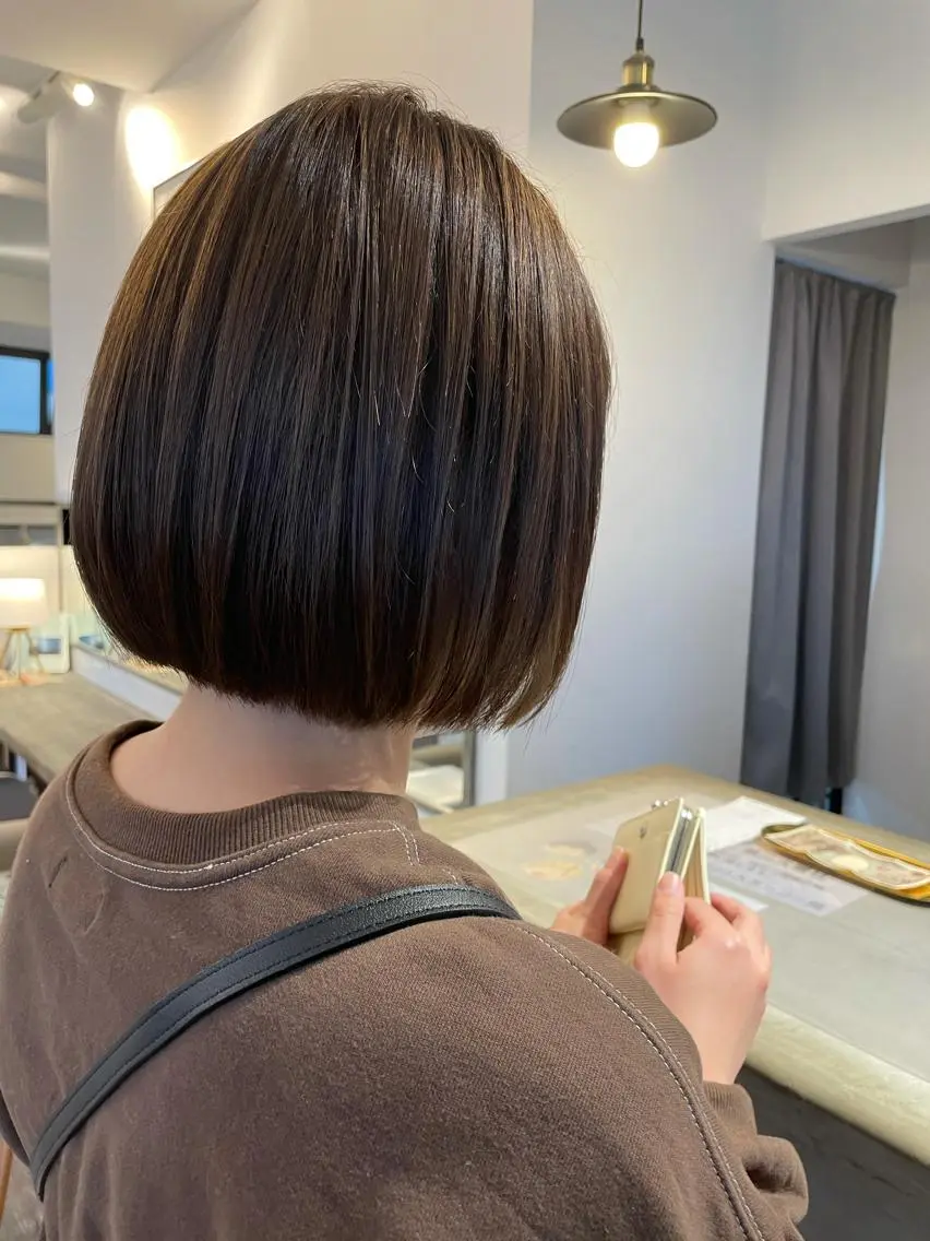ショート カラー ショートボブ ボブ ショートヘア 小顔カット ♡透明感カラー/ 梅田美容室/RIKAのヘアスタイル