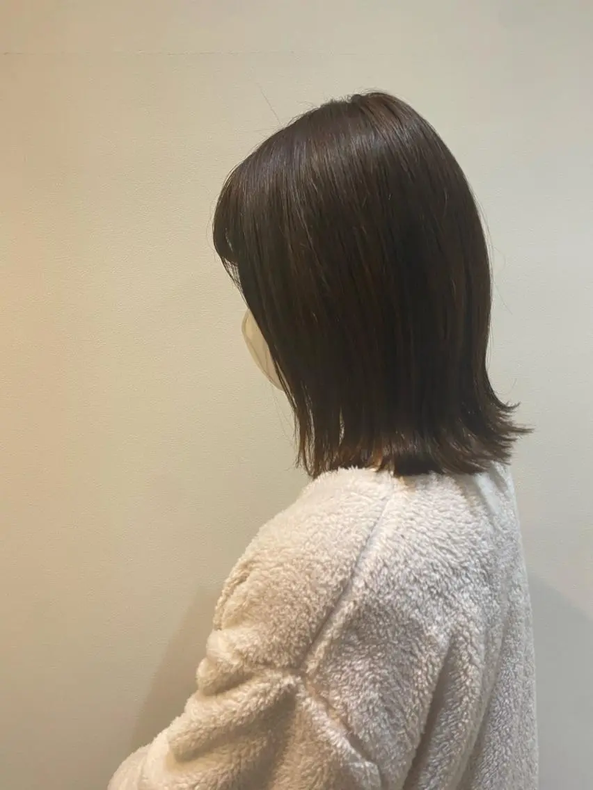 ミディアム カラー カット ヘアカラー トリートメント 大人かわいい×艶髪 🤍塩川のヘアスタイル