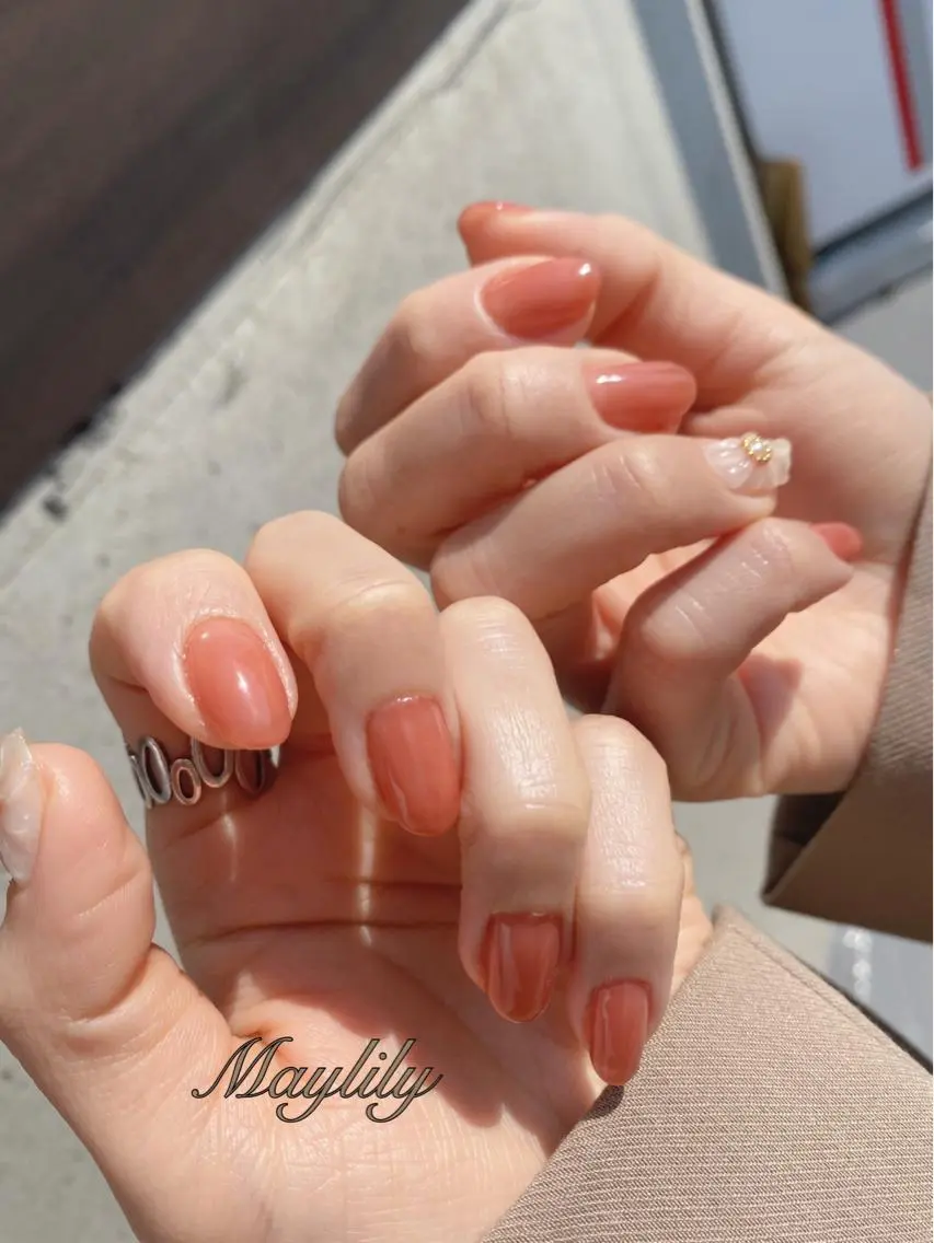 ネイル 持ち込み ハンドネイル Nail salon Maylilyのネイルデザイン