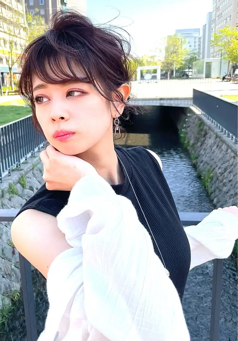 ロング ヘアアレンジ 結婚式・ブライダル カット ヘアセット 骨格整形カット/ ショート✂️堀夢哉のヘアスタイル