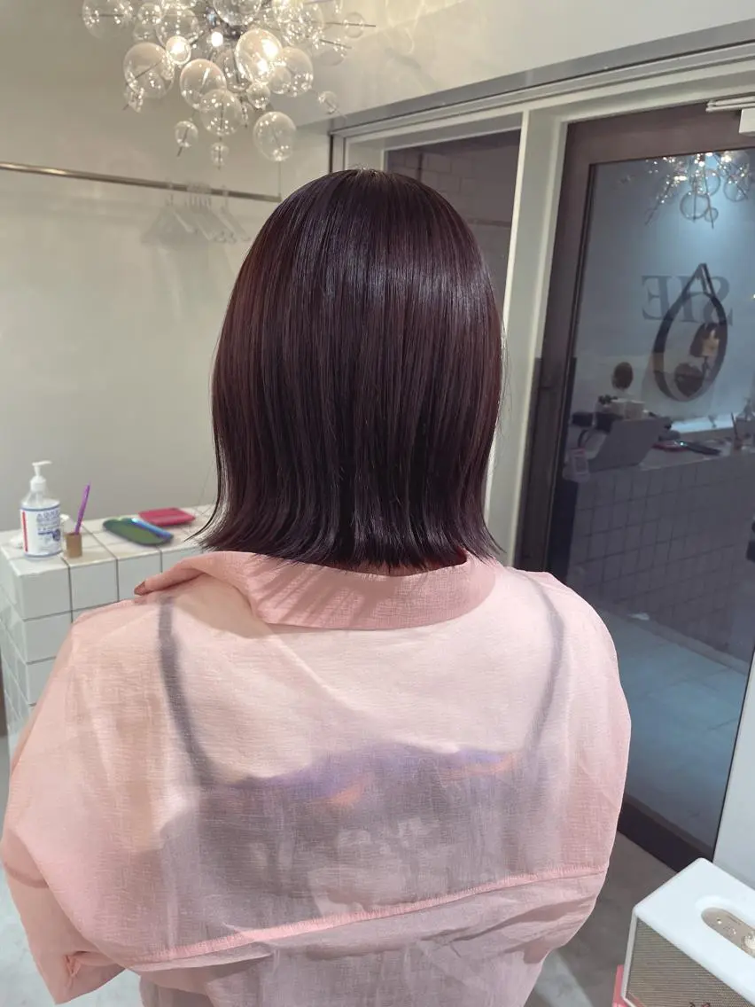 ミディアム カラー Koto🌿 ブリーチなしカラーのヘアスタイル