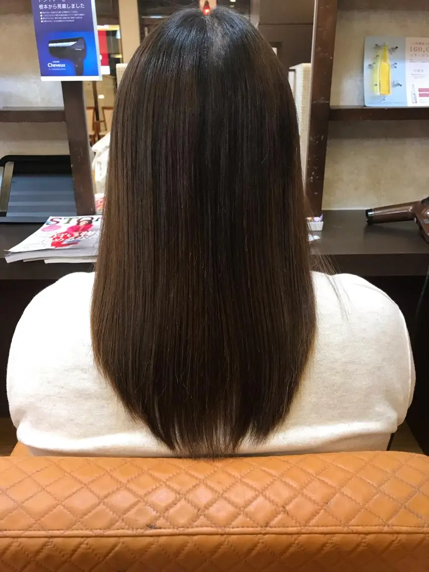 セミロング ヘアカラー トリートメント WEST✂︎AKI HIRO✂︎大和高田のヘアスタイル