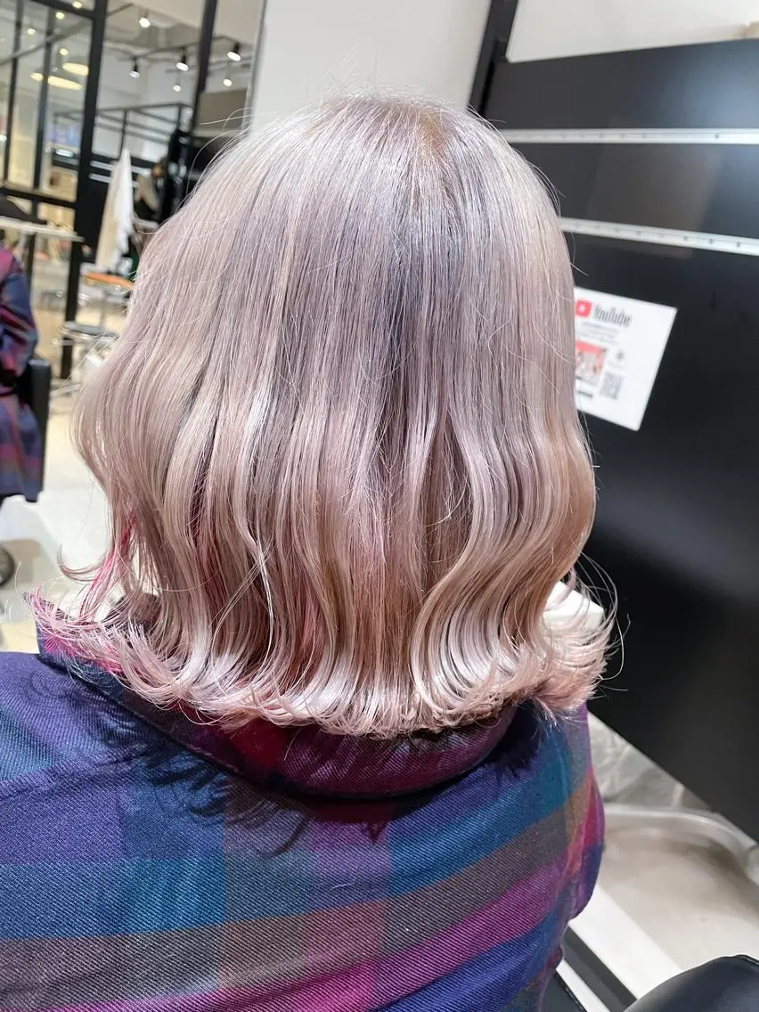 ミディアム コトネ🫧 韓国風レイヤーカットのヘアスタイル