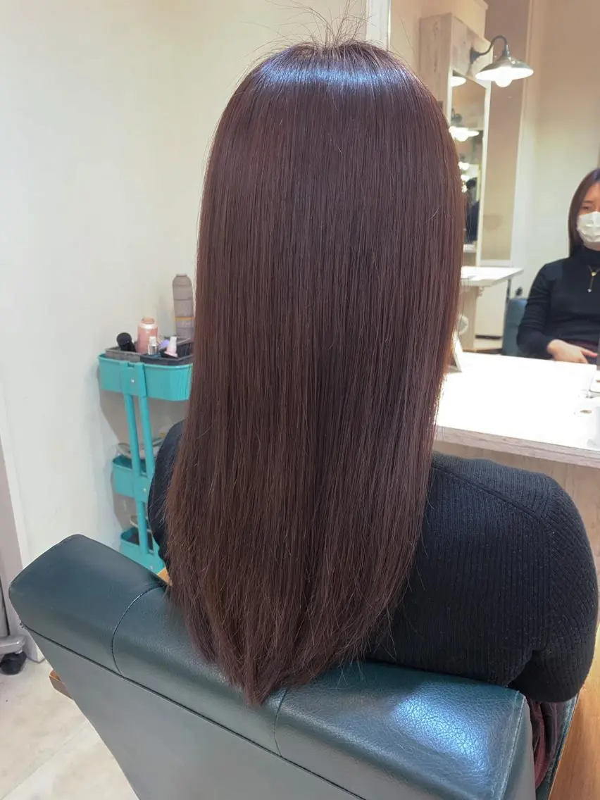 ロング 熊崎 樹のヘアスタイル