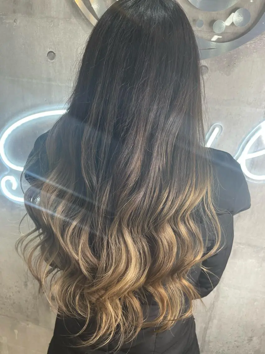 ロング カラー パーマ ヘアアレンジ メンズ キッズ ネイル マツエク・マツパ シールエクステ メンズバレイヤージュ メンズハイライト メンズインナーカラー メンズ韓国風 北千住10分 肥高　壮汰のヘアスタイル