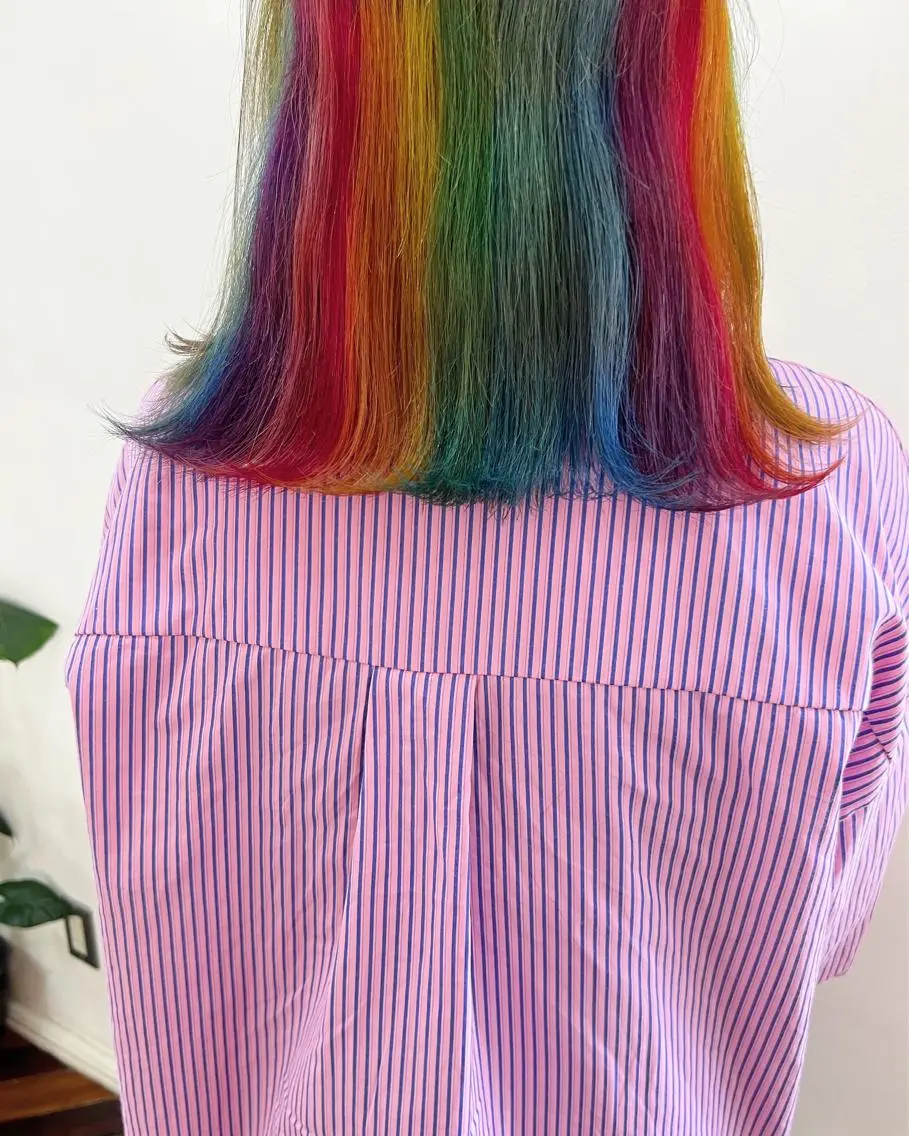 ミディアム カラー ヘアカラー WATANABE MISAKIのヘアスタイル