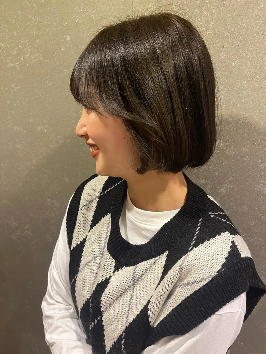 ミディアム ボブ/ショート カオリのヘアスタイル