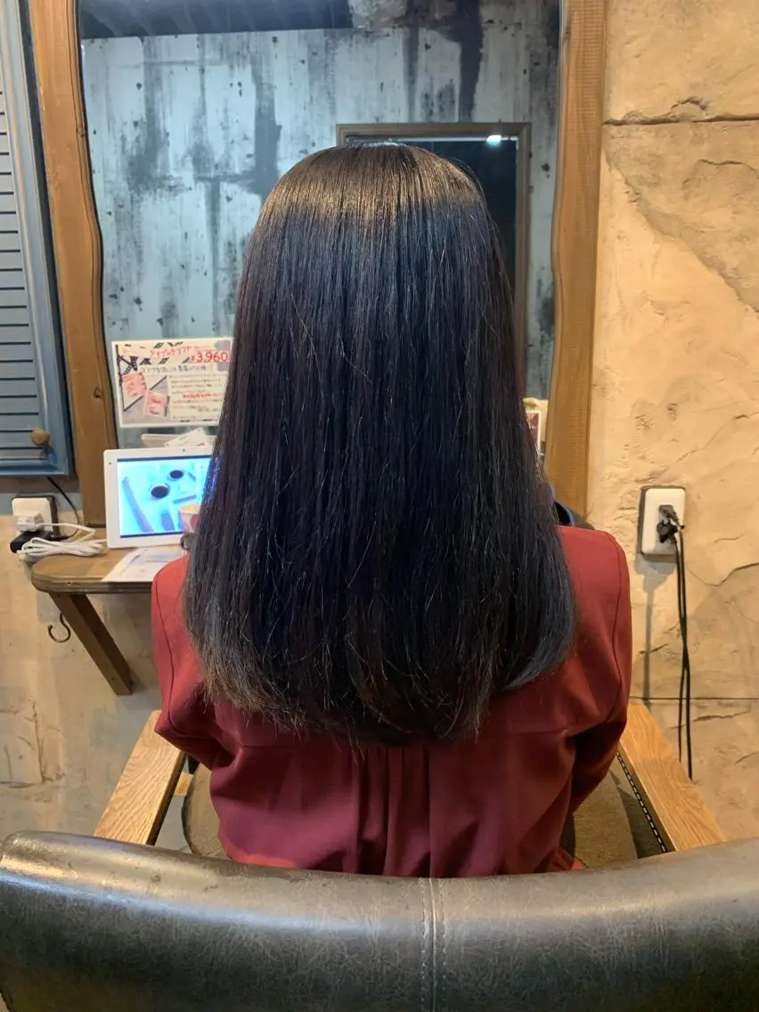 ロング repose日本橋 室町のヘアスタイル