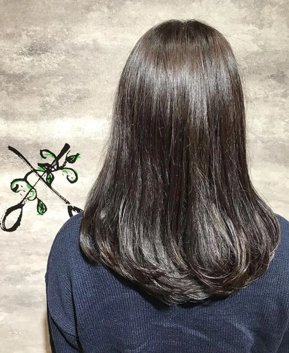 ミディアム カラー アッシュ 🫟Blanco🫟 Color&Careのヘアスタイル