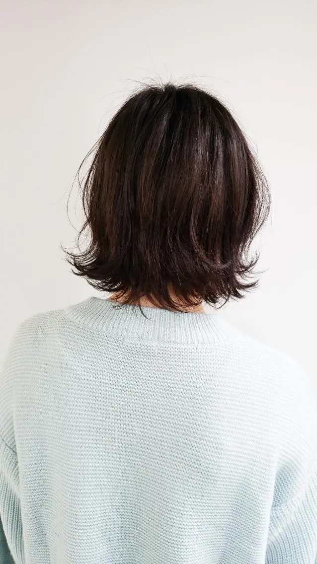 ミディアム カット トリートメント 美髪⭐︎髪質改善 井上 康司のヘアスタイル