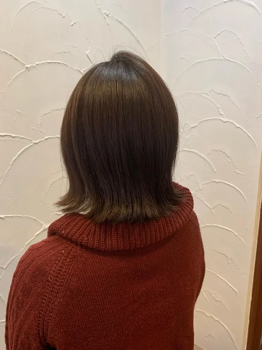 ミディアム 【店長】インナー指名 No.1戸塚優思のヘアスタイル