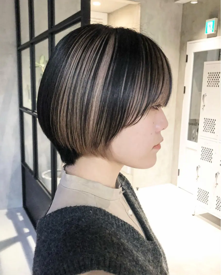 ショート カラー パーマ ヘアアレンジ メンズ ネイル マツエク・マツパ アイブロウ メンズインナーカラー インナーカラー 眉カラー ショートヘア ショートネイル ショートヘア原宿 fifth コシのヘアスタイル