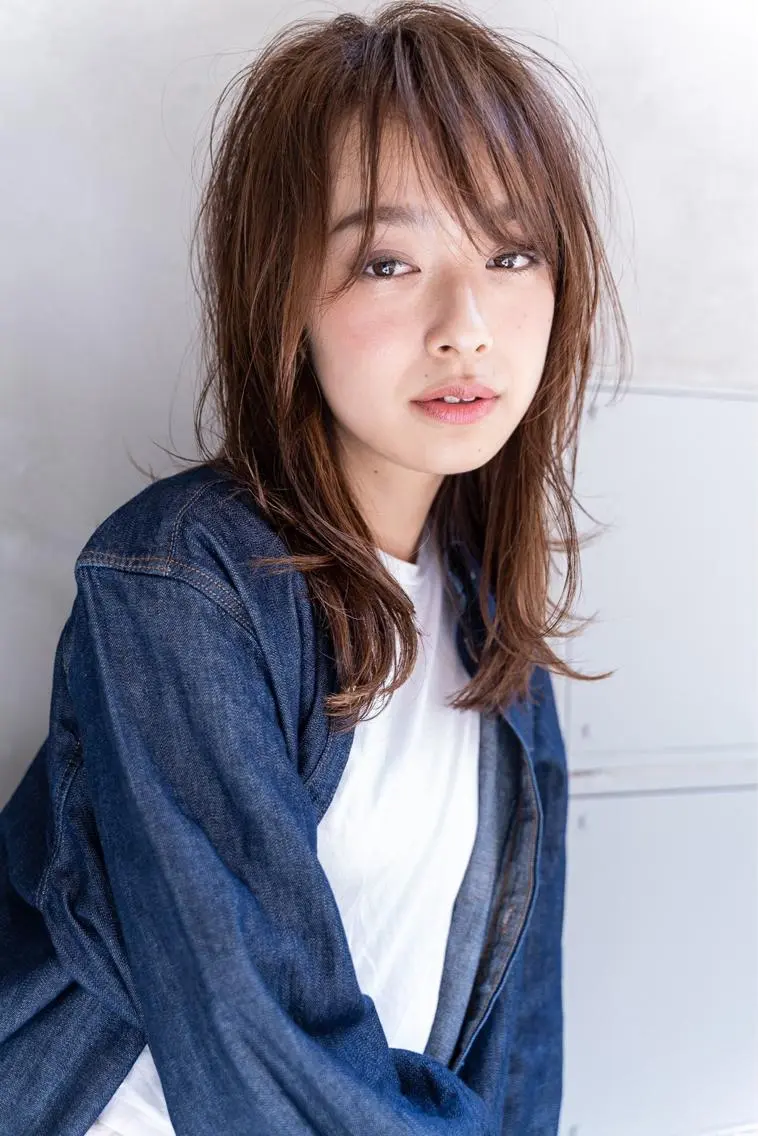 ミディアム 海外デザイン🇺🇸 石渡諒太のヘアスタイル