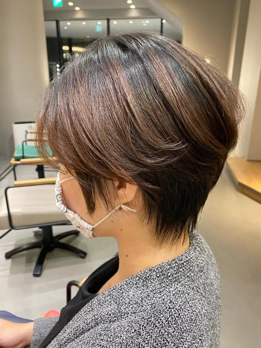 ショート unopulir 景山 凌のヘアスタイル