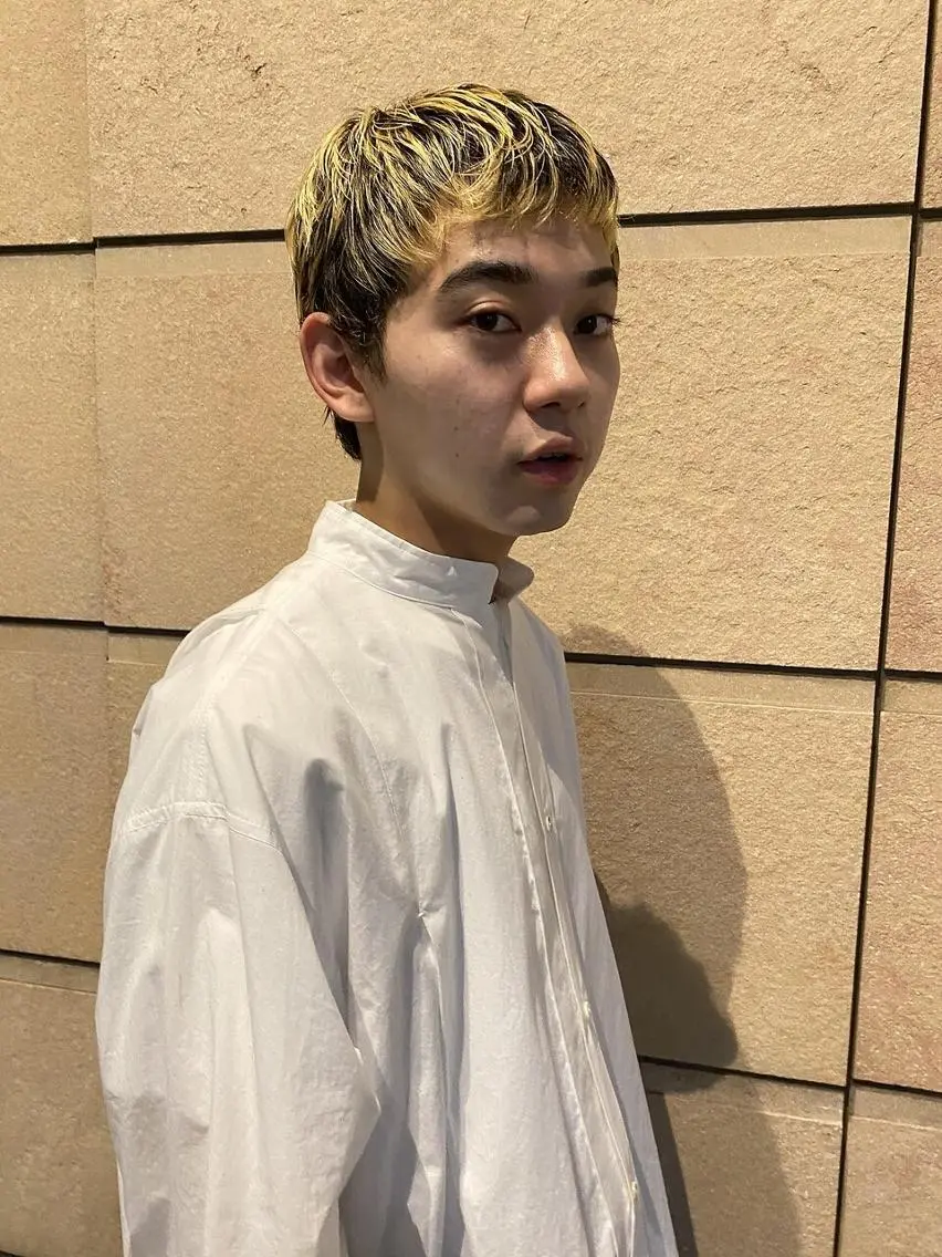 ショート カラー パーマ ショートボブ アディクシーカラー ブリーチ ケアブリーチ デザインカラー カット ヘアカラー CEINE PATHのヘアスタイル