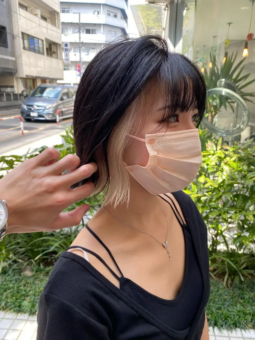 ショート カラー ブリーチ Riganuts王子 Hayato✂︎のヘアスタイル