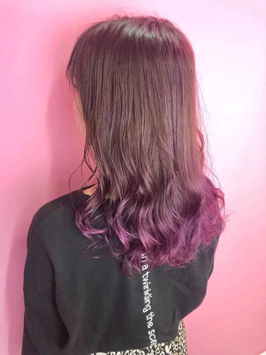 ミディアム カラー グラデーションカラー _WHITE高槻店 yusukeのヘアスタイル