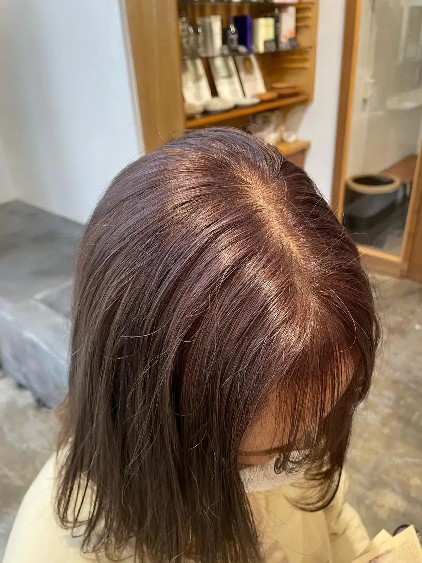 ミディアム カットモデル募集 長谷川のヘアスタイル