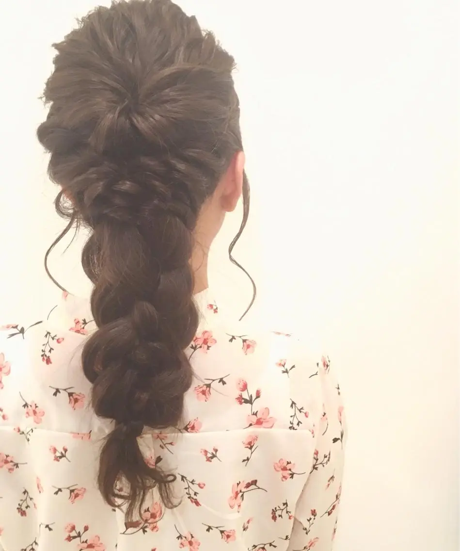 ヘアアレンジ ヘアセット 10/4〜産休菊池 栄里奈のヘアスタイル