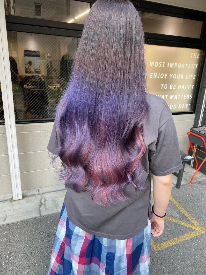 カラー 中富 🍪みなのヘアスタイル