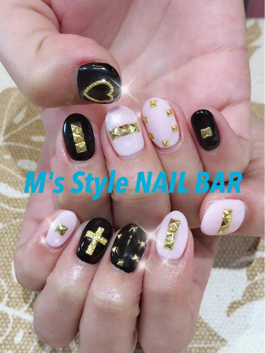 ネイル 持ち込み パステルネイル ピンク ハンドネイル M's Style NAIL BARのネイルデザイン