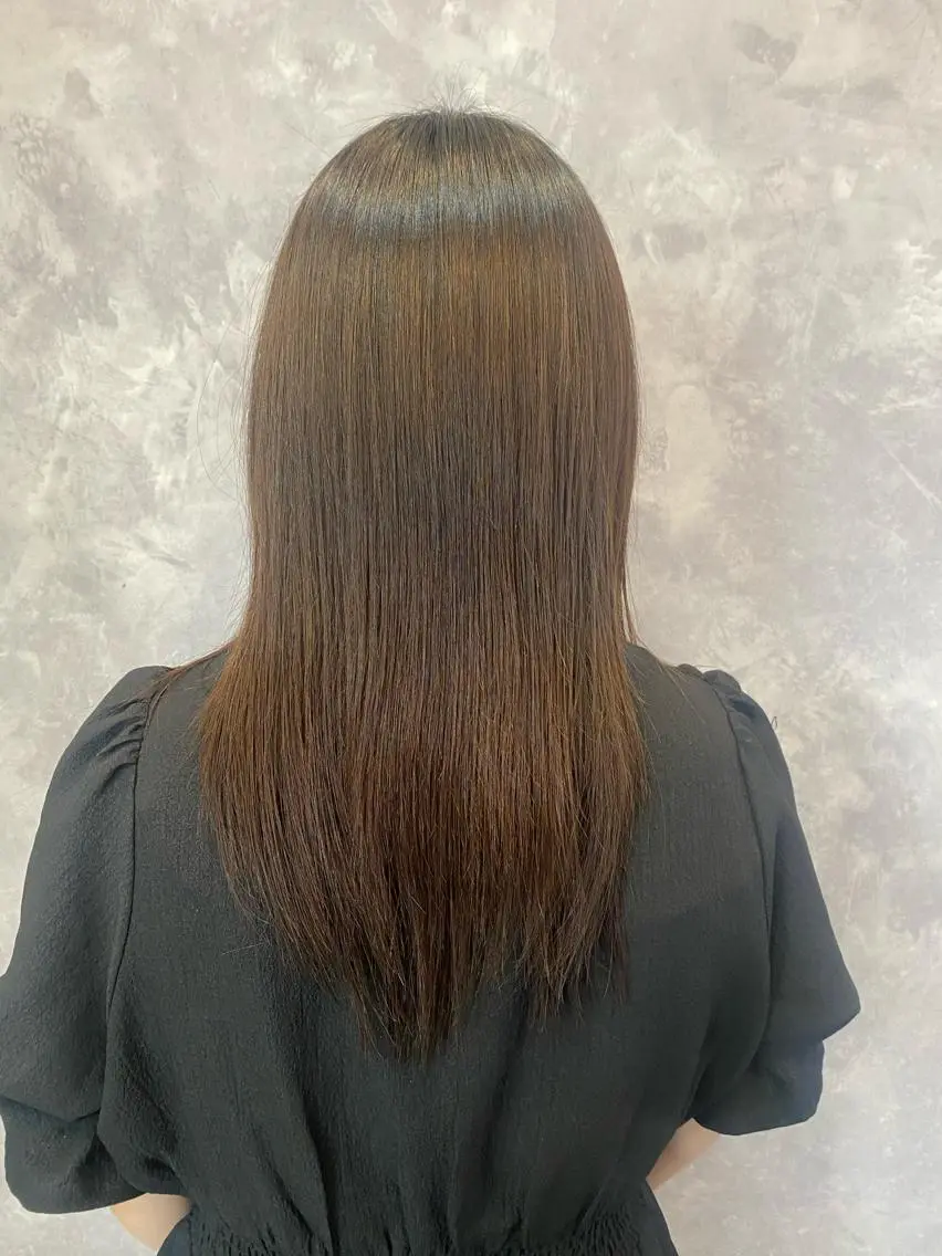 セミロング いまい ひまりのヘアスタイル