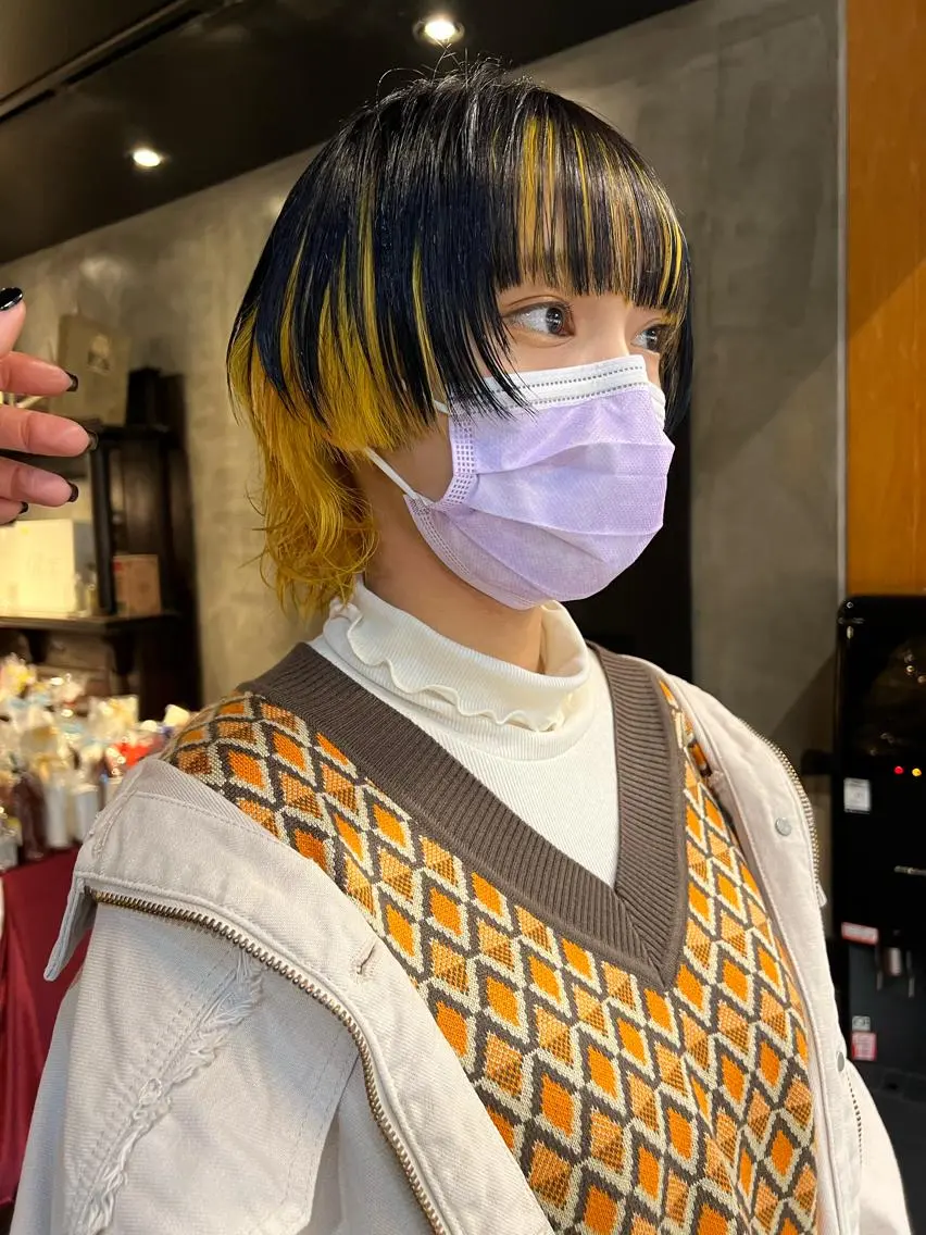 ショート カラー カット ヘアカラー 圧倒的デザイン力 店長🎨RENAのヘアスタイル